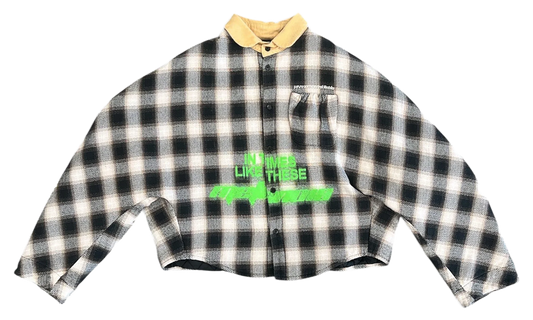 In Times Like These Abraxas Shirt "Black Plaid" ITLA SI00 BLAC
