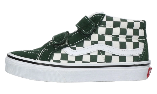Checkerboard Sk8-Mid Reissue Hook and Loop PS "Green / White" VN00018TBD6