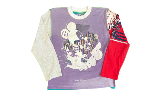 Gently Reversible Long-Sleeve Tee "Multicolor" BWA101