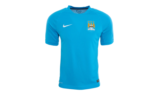 Manchester City Squad Short Sleeve Training Top "Vivid Blue / White" 610487 416