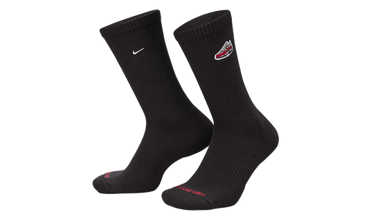 Everyday Plus Cushioned Crew Socks (1 Pair) "Black / White" FQ0327 010