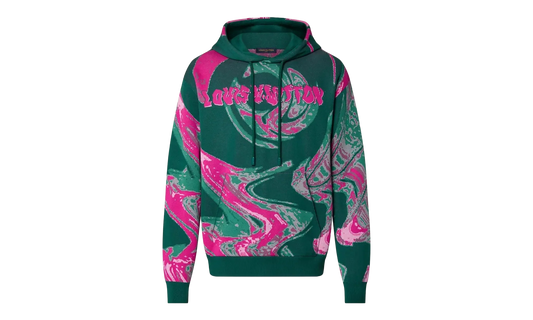 Splash Logo Hooded Sweatshirt "Green/Pink" 1ABJ33