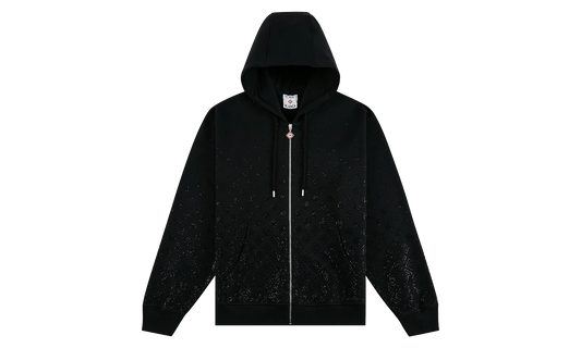 Crystal Monogram Long Sleeve Sweatshirt "Black" M P26 JTP 512 01
