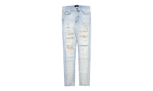 Plaid Patch Thrasher Jeans "Light Indigo" PF22MDS018 485
