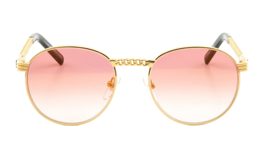 Miami Vice Cuban Link Edition 24KT "Yellow Gold / Candy Red Gradient Flash Gold" CLMV2 0002 16C7