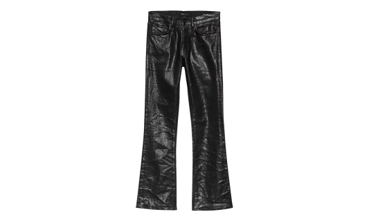 Coated Flare Jeans "Black" P004 CFDB324