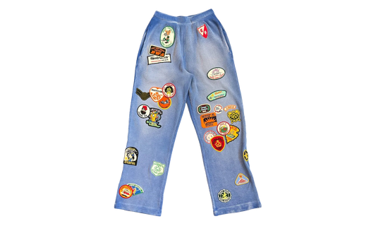 Gentlemen'S Waffle Sweatpants "Blue" BWA88