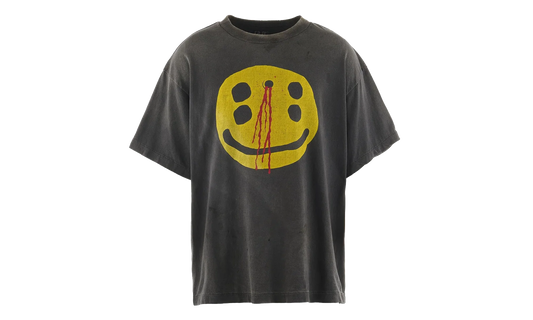 Cactus Plant Flea Market Smiley Face Logo Short Sleeve Tee Shirt "Black" SM YS1 0000 C01