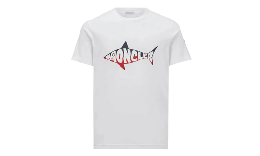 Shark Print T-Shirt "White" MON20