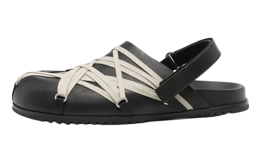 Hollywood Megalaced Mule Sandal "Granola Black" RU01E5813 LOOW1 09