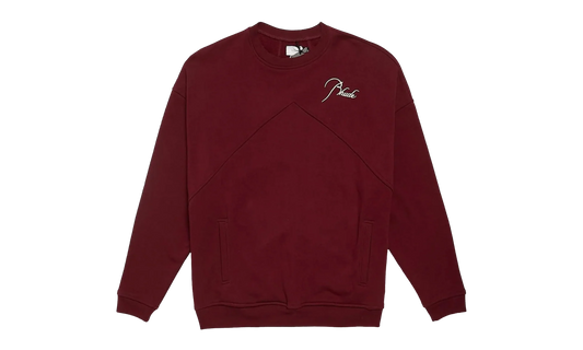 Embroidered Crewneck "Burgundy" PF22SW01012800