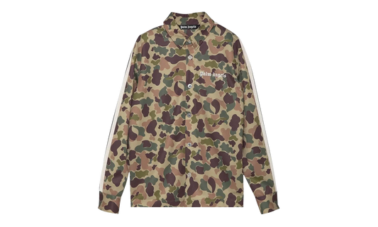 Camo Track Shirt "Military / White" PMGA104F21FAB0055601