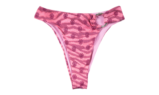 X dipped in blue bikini bottom "Pink" CHRM1081