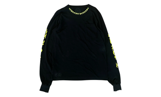 Neck Logo Longsleeve T-Shirt "Black / Yellow" CHRM0748