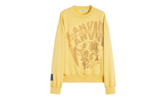 PRINTED COTTON SWEATSHIRT "Yellow" RU SS0016 J120 P24 810