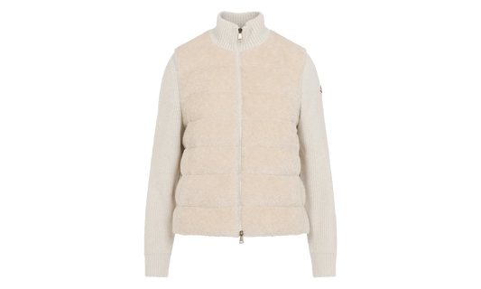 Stand Up Collar Zip Up Cardigan WMNS "White" MON53