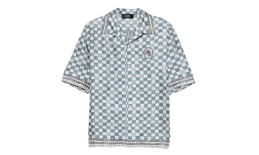 MA Checkered Bowling Shirt "Steel" AMTOSH1078 396