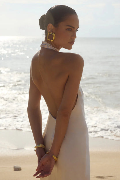 Brigitte Maxi Dress - Ivory