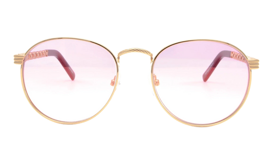 Miami Vice Equestrian Edition 24KT "Yellow Gold / Bright Pink Gradient Multi Flash" EQMV2 0002 20C1