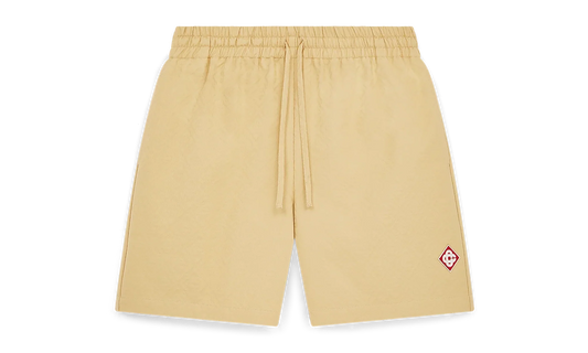 Drawstring Monogram Shorts "Yellow" MPF25 TR 287 01
