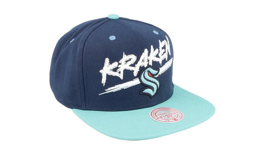 NHL Transcript Snapback Cap "Seattle Kraken - Navy / Light Blue" HHSS5735 SKRYYPPPNYLB