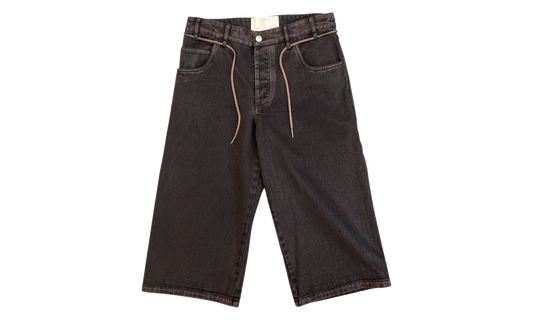 Long Denim Shorts "Black Fade Out" 261 MST055 FADEBLK