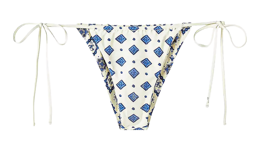 Tova Baroque Tile Tie Bottom "White" KITH53