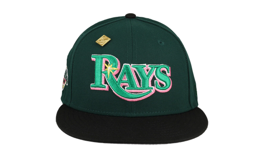 59FIFTY Tampa Bay Rays Refresher Collection 2008 World Series Fitted Hat "Dark Green" 123451291850