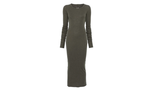 Abito Rib Long-Sleeve Dress WMNS "Bosco" RP02E4546 RJR 25