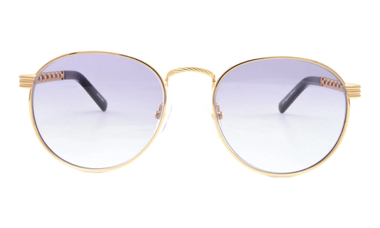 Miami Vice Equestrian Edition 24KT "Yellow Gold / Mauve Gradient Flash Silver" EQMV2 0004 20C2