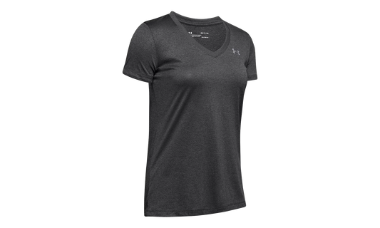 Tech V-Neck Short Sleeve T-Shirt WMNS "Gray" 1255839 090