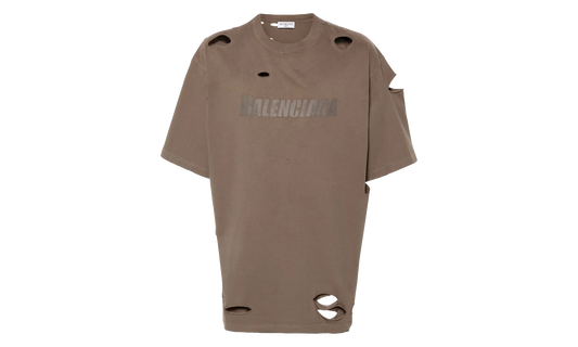 Distressed Graphic T-Shirt "Taupe" 651795 TKVB8 0718