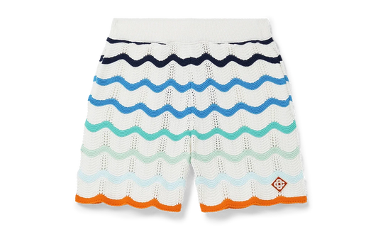 Gradient Wave Crochet Shorts "Orange / Multicolor" MS25 KW 981 01 MULT