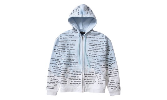 Scripture Zip Up Hoodie "Light Blue" DIGY93S3