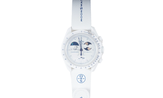 Swatch x Omega Bioceramic Moonswatch "Mission To Earthphase Moonshine Gold (Cold Moon)" SO33W701L