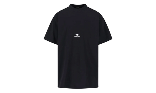 Oversized Crew Neck T-Shirt "Washed Black / White" 850345 TTVK5 9034