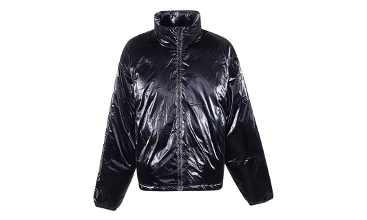 Ripstop Nylon Puffer Jacket "Metallic Black" 202HO258181F