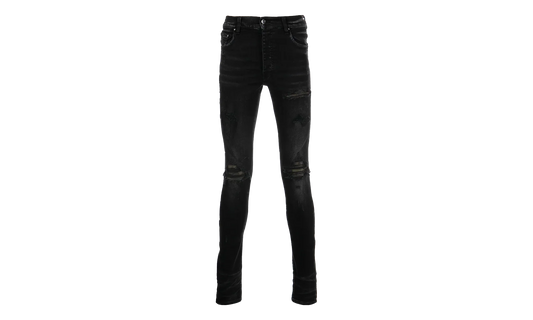 MX1 Camo Leather Patch Jeans "Aged Black" PF22MDS028 023