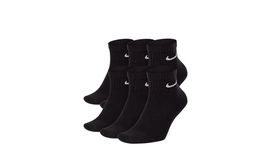 Everyday Cushioned Training Ankle Socks (6 Pairs) "Black / White" SX7669 010