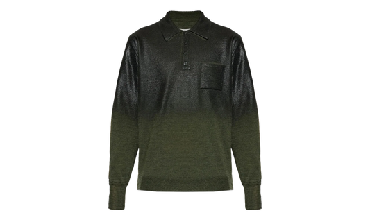 Coated Polo Sweater "Green" S50GL0075M13236696S