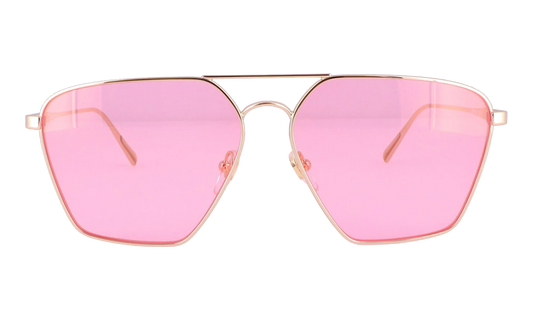 Rectangle Sunglasses "Shiny Gold" MCM130S-726