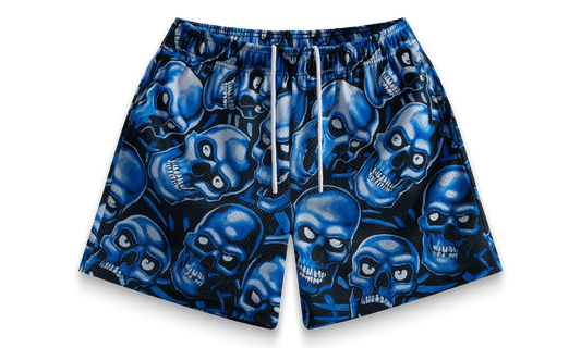 Skully Shorts "Blue" BS115