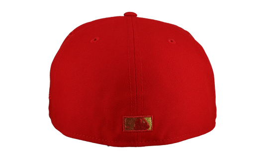59FIFTY Florida Marlins 10th Anniversary Fitted Hat "Red / Gold" NE117