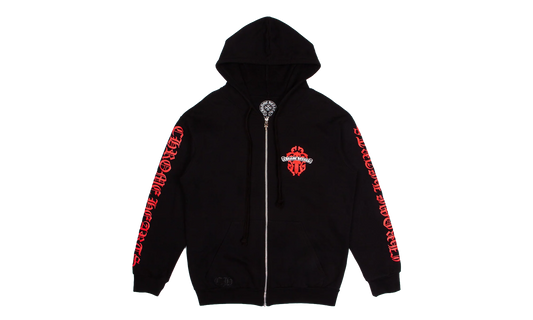 DAGGER LOGO ZIP UP HOODIE "Red" CHRM0758