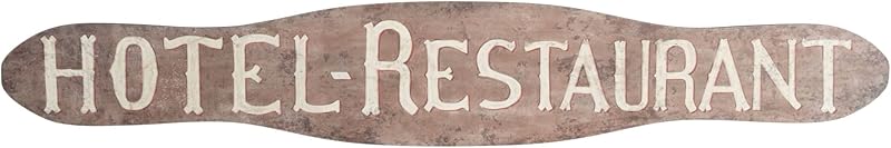 Vintage Wood Hotel Restaurant Wall Art Natural