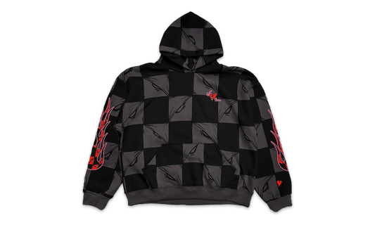 Anti Promo 99 Eyez FLAME Hoodie "Black / Grey" 14290 10004MBAP9E BLAC 442