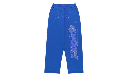 Rhinestone Punk V2 Sweatpants "Blue" SP5der407