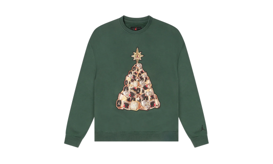 Jordan Brooklyn Fleece Crew-neck Sweatshirt "Midnight Green / Black" HV1874 316