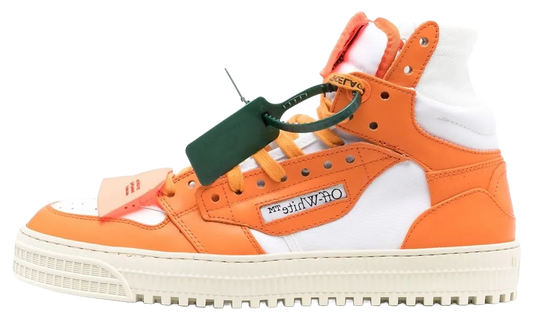 3.0 Off Court Leather "White Bright Orange" OMIA065S23LEA0010122