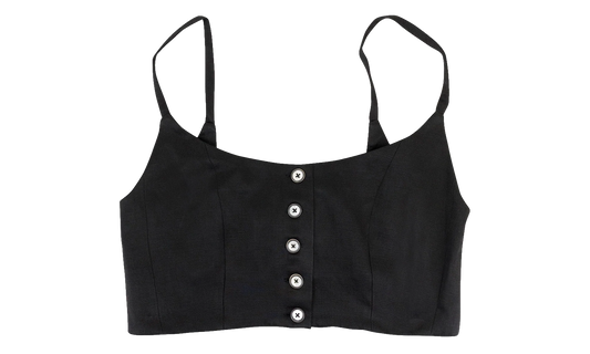 Satin Bustier Bra Top WMNS "Black" 95 OCY 1097